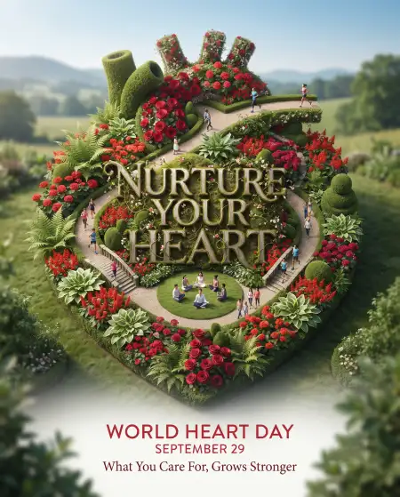 world heart day 2026 awareness campaign - World Heart Day 2026 Background