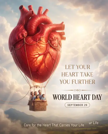 world heart day 2026 facebook post