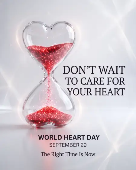 world heart day 2026 heart care poster - World Heart Day 2026