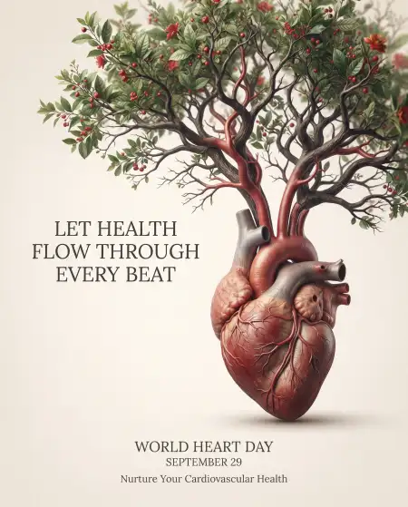 world heart day 2026 hospital poster - World Heart Day Best Speech In Simple English