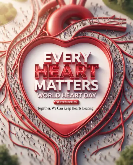world heart day 2026 wishes design - World Heart Day Best Speech In Simple English