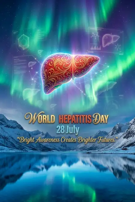 World Hepatitis Day Awareness Cover Photo - Free World Hepatitis Day 2026 Download