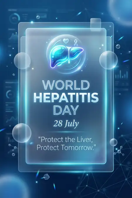 World Hepatitis Day Facebook Banner Template - Free World Hepatitis Day 2026 Download