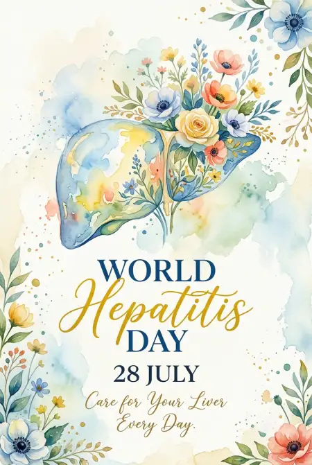 World Hepatitis Day Printable Poster - Free World Hepatitis Day 2026 Download