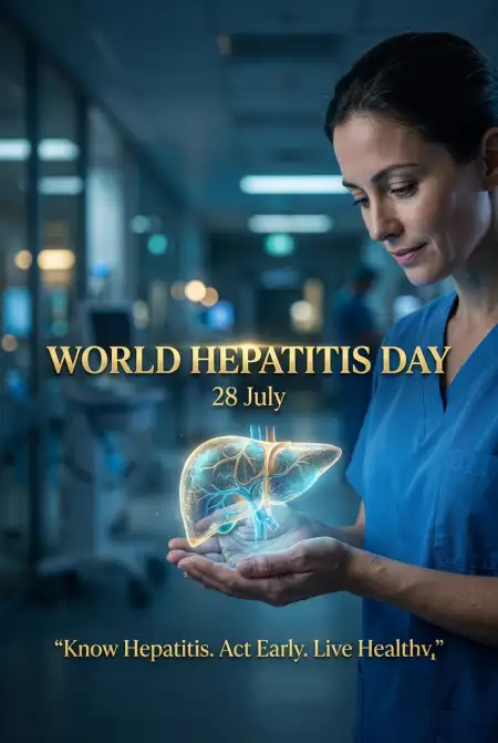 World Hepatitis Day Social Media Post Template - Free World Hepatitis Day 2026 Download