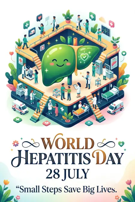 World Hepatitis Day Vector Poster - Free World Hepatitis Day 2026 Download