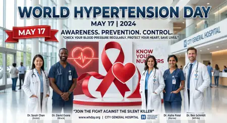 World Hypertension Day Awareness Banner - Free World Hypertension Day Download