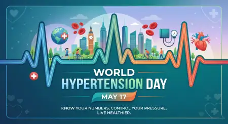 World Hypertension Day Healthcare Social Media Template - Free World Hypertension Day Download