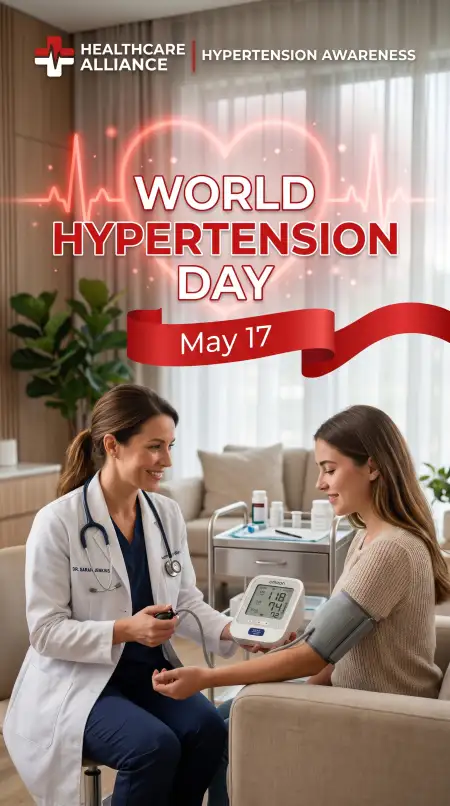 World Hypertension Day Printable Poster Template - Free World Hypertension Day Download