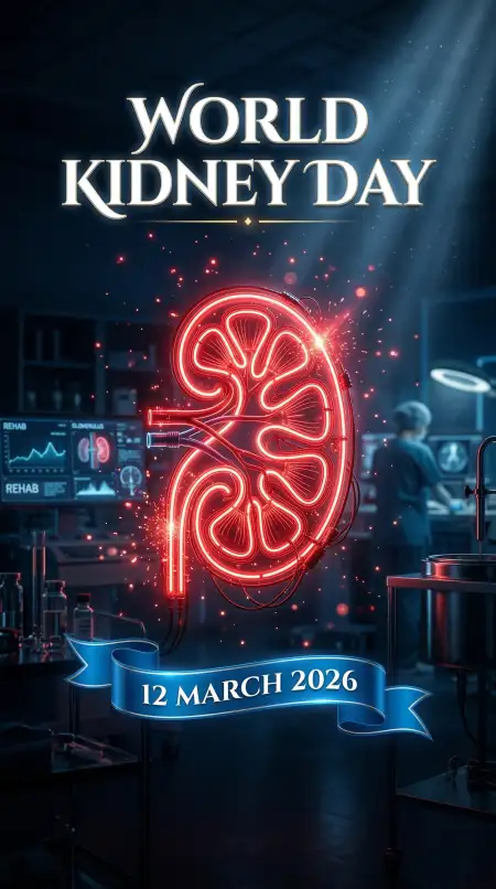 World Kidney Day 2026 Banner Design - Free World Kidney Day Download