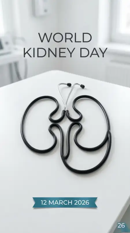 World Kidney Day 2026 Greeting Card - Free World Kidney Day Download