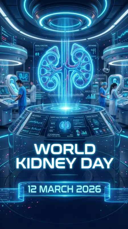 World Kidney Day 2026 Hospital Social Media Post - Free World Kidney Day Download