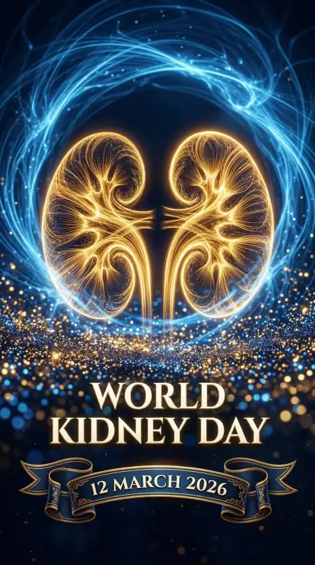 World Kidney Day 2026 Kidney Awareness Social Post - Free World Kidney Day Download