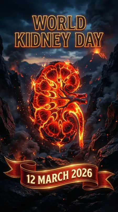 World Kidney Day 2026 Kidney Disease Awareness Campaign Image - Free World Kidney Day Download