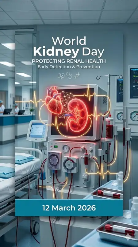 World Kidney Day 2026 Kidney Disease Prevention Poster - Free World Kidney Day Download