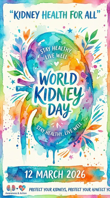 World Kidney Day 2026 Kidney Health Awareness Facebook Post - Free World Kidney Day Download