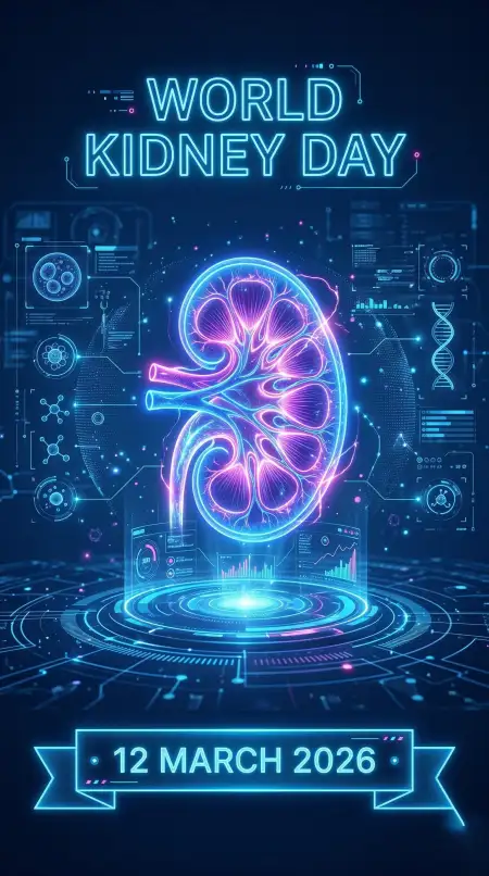 World Kidney Day 2026 Kidney Health Awareness Graphics - Free World Kidney Day Download