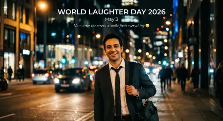 World Laughter Day 2026 Event Poster Template - Free World Laughter Day 2026 Download