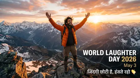 World Laughter Day 2026 Whatsapp Status Hindi - Free World Laughter Day 2026 Download