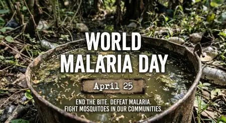 World Malaria Day 2026 Mosquito Control Awareness - Free World Malaria Day 2026 Download