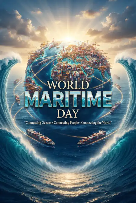 world maritime day 2026 corporate social media post