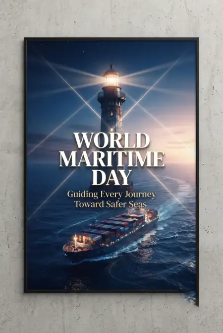 world maritime day 2026 greeting card - World Photography Day 2026 Greeting Card