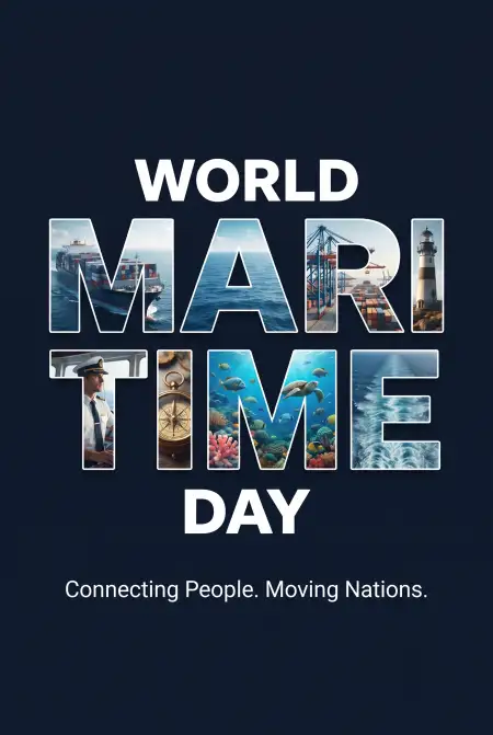 world maritime day 2026 linkedin post design