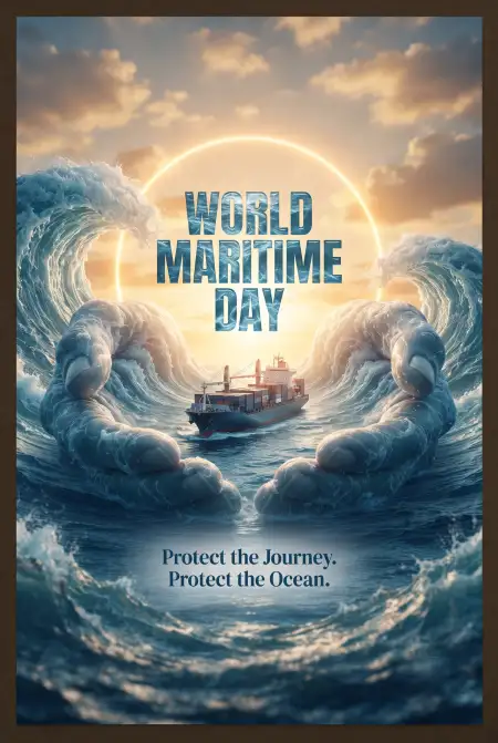 world maritime day 2026 ocean protection poster