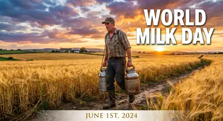Free World Milk Day 2026 Agricultural Industry Graphics Image Download