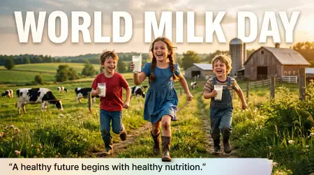 Free World Milk Day 2026 Children Nutrition Awareness Images Image Download