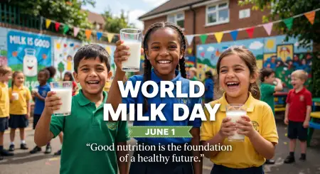 Free World Milk Day 2026 Classroom Activity Posters Image Download