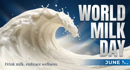 Free World Milk Day 2026 Creative Milk Splash Artwork Image Download