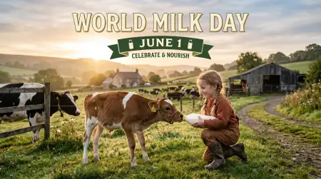 Free World Milk Day 2026 Dairy Farming Appreciation Posts Image Download