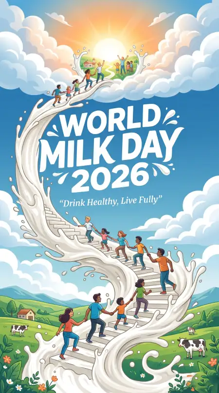 Free World Milk Day 2026 Food And Nutrition Posters Image Download
