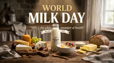 Free World Milk Day 2026 Fresh Dairy Products Images Image Download