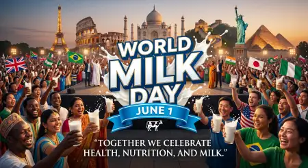 Free World Milk Day 2026 Healthy Milk Drinking Campaign Image Download