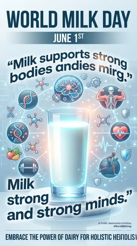 Free World Milk Day 2026 Milk Health Awareness Posters Image Download