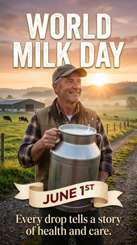 Free World Milk Day 2026 Professional Poster Templates Image Download