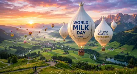 World Milk Day Banner Poster - Free World Milk Day Poster Download