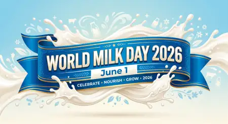 World Milk Day Celebration Banner Poster - Free World Milk Day Poster Download
