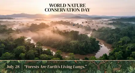 World Nature Conservation Day Facebook Cover - Free World Nature Conservation Day 2026 Download