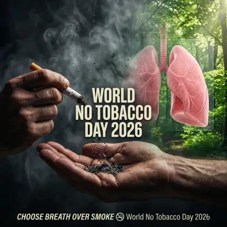 World No Tobacco Day 2026 Cigarette Free Instagram Post - Free World No Tobacco Day 2026 Download