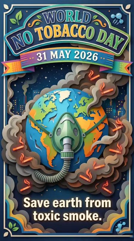 World No Tobacco Day 2026 Creative Awareness Concept - Free World No Tobacco Day 2026 Download