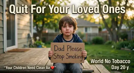 World No Tobacco Day 2026 Creative Facebook Awareness Banner - Free World No Tobacco Day 2026 Download