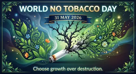 World No Tobacco Day 2026 Creative Flyer - Free World No Tobacco Day 2026 Download