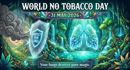 World No Tobacco Day 2026 Modern Banner - Free World No Tobacco Day 2026 Download