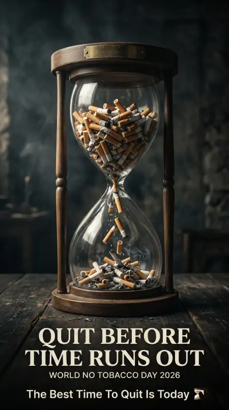 World No Tobacco Day 2026 No Smoking Day Creative Images - Free World No Tobacco Day 2026 Download