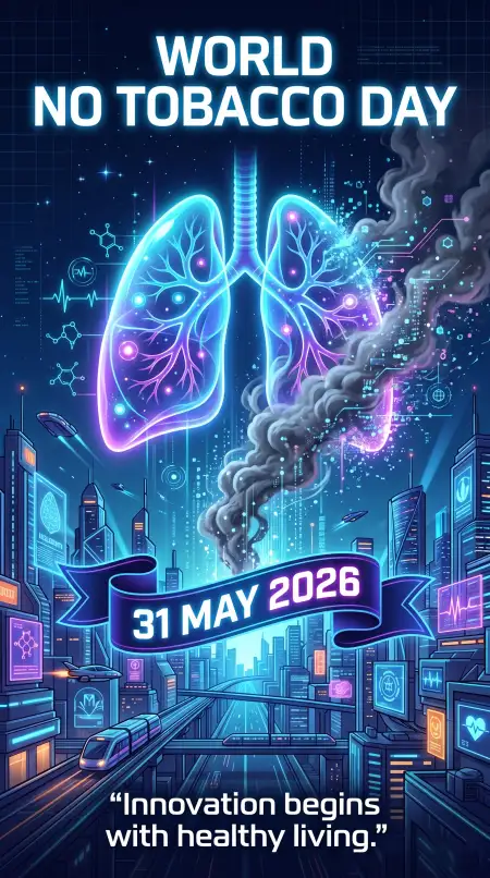 World No Tobacco Day 2026 Smoking Causes Cancer Poster - Free World No Tobacco Day 2026 Download