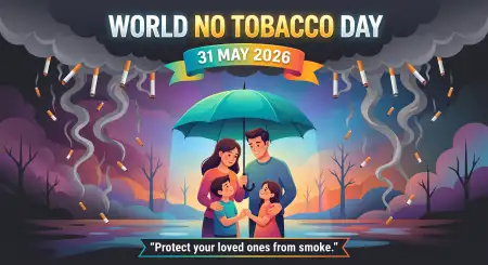World No Tobacco Day 2026 Social Media Post 2 - Free World No Tobacco Day 2026 Download