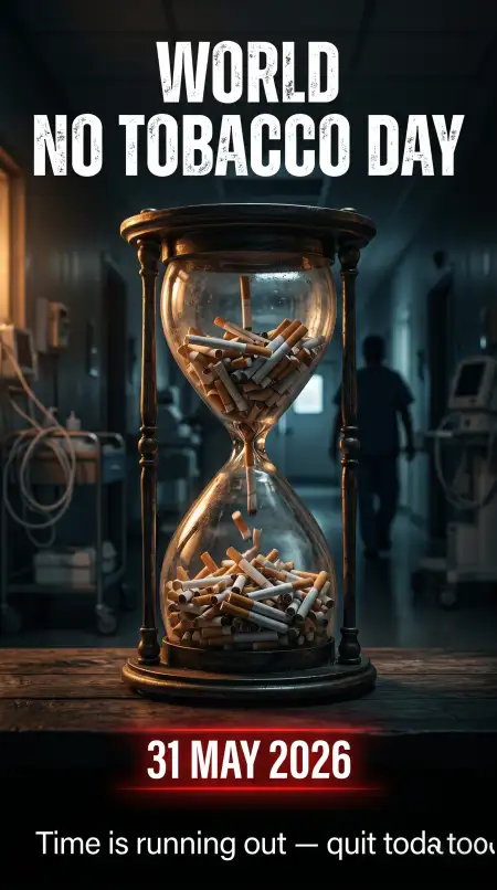 World No Tobacco Day 2026 Tiktok Awareness Post - Free World No Tobacco Day 2026 Download